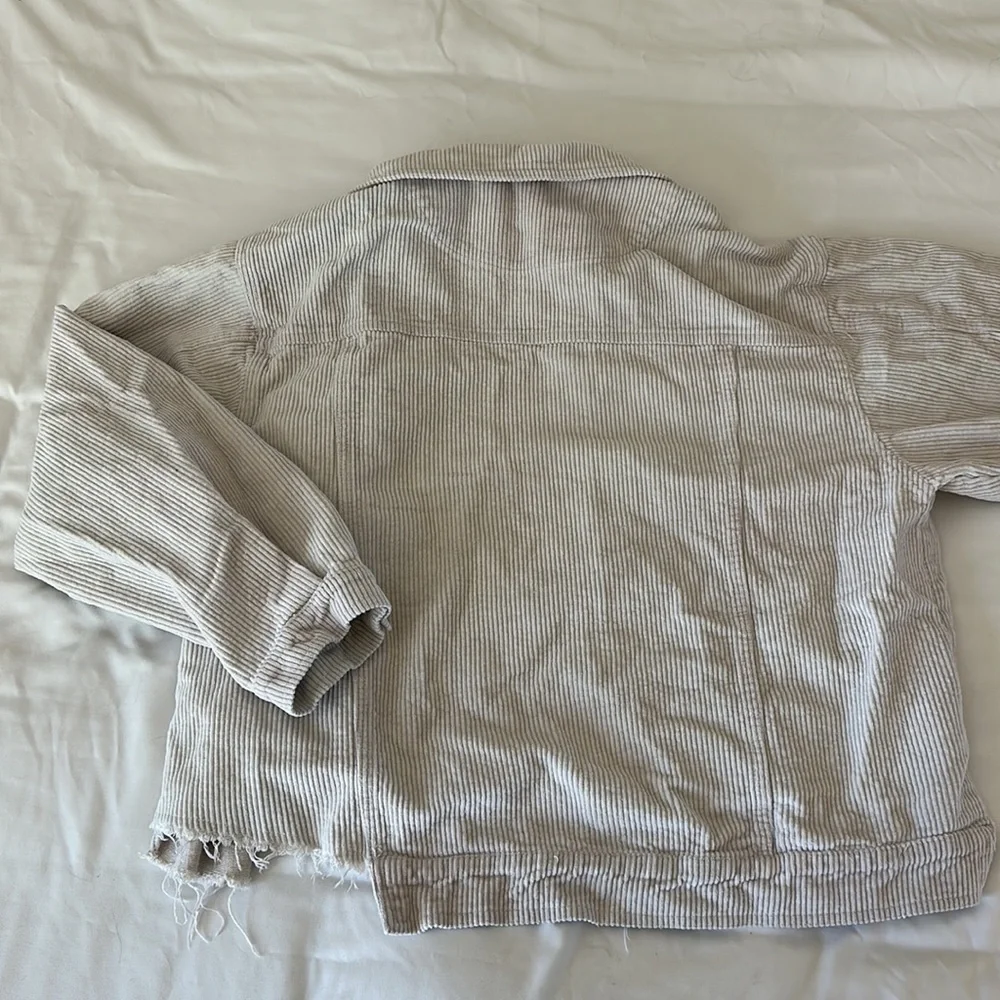 Light pink corduroy jacket - Size L - Picture 3 of 4